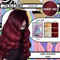 สีย้อมผม Zowiie ขนาด 50 ml สี CHERRY RED