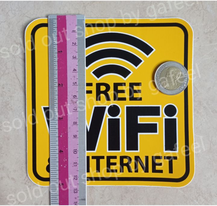 1แผ่น-สติ๊กเกอร์กันน้ำ-free-wifi-amp-internet-ขนาด5-นิ้ว-ติดกระจก-ติดร้าน-ฟรีไวไฟ-ฟรีอินเทอร์เนต