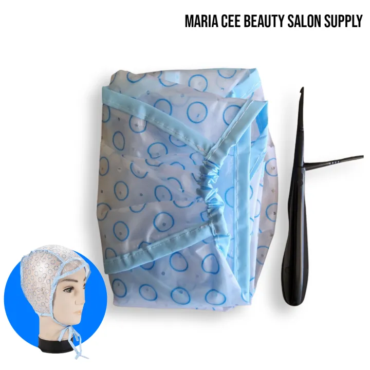 Frosting Cap with Plastic Hook Hair Highlights Cap Lazada PH