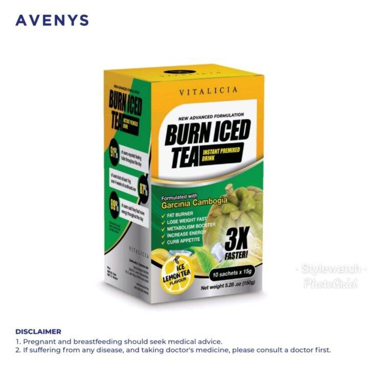 Avenys Burn Iced Tea (BIT) 100 Original Lazada