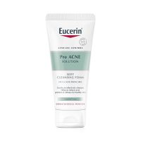 Eucerin Pro Acne Cleansing foam 50ml เยูเซอริน โปร แอคเน่ โซลูชั่น เจนเทิล คลีนซิ่ง โฟม