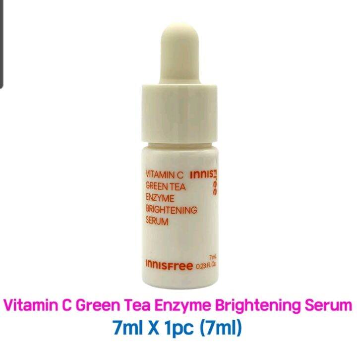 innisfree vitamin c green tea Enzyme Brightening serum 7ml | Lazada