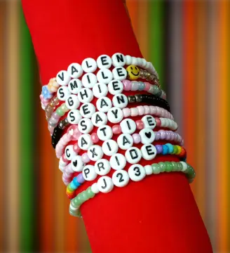 Funny word bead on sale bracelets