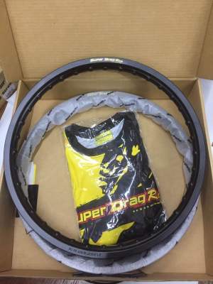 วงล้อ SUPER DRAG RIM รุ่นStreet 1.2ขอบ17 (2วง)ขอบเรียบ สีดำ (SD1217B)