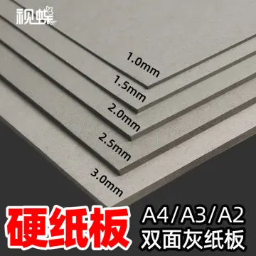 A4 A3 A2 CARD SHEETS BOARD 2mm THICK PAPER MOUNT MODEL ART CRAFT KRAFT  CARDBOARD