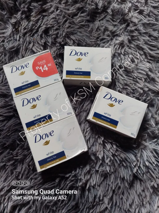 DOVE ORIGINAL WHITE BAR SOAP 100g/Sold Per Bar Soap, FROM DOVE