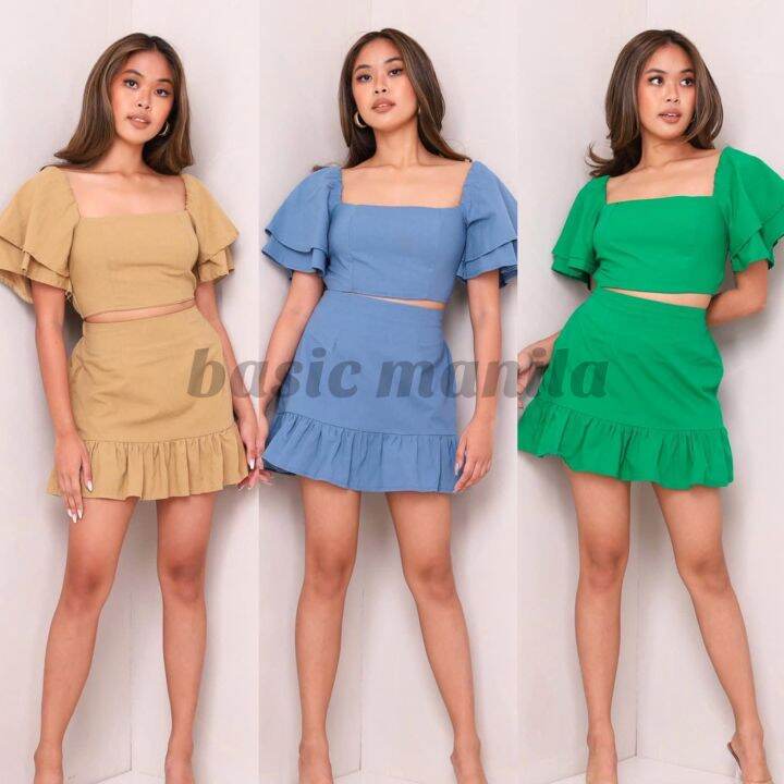 BASIC MANILA Riri Linen Coordinates Lazada PH
