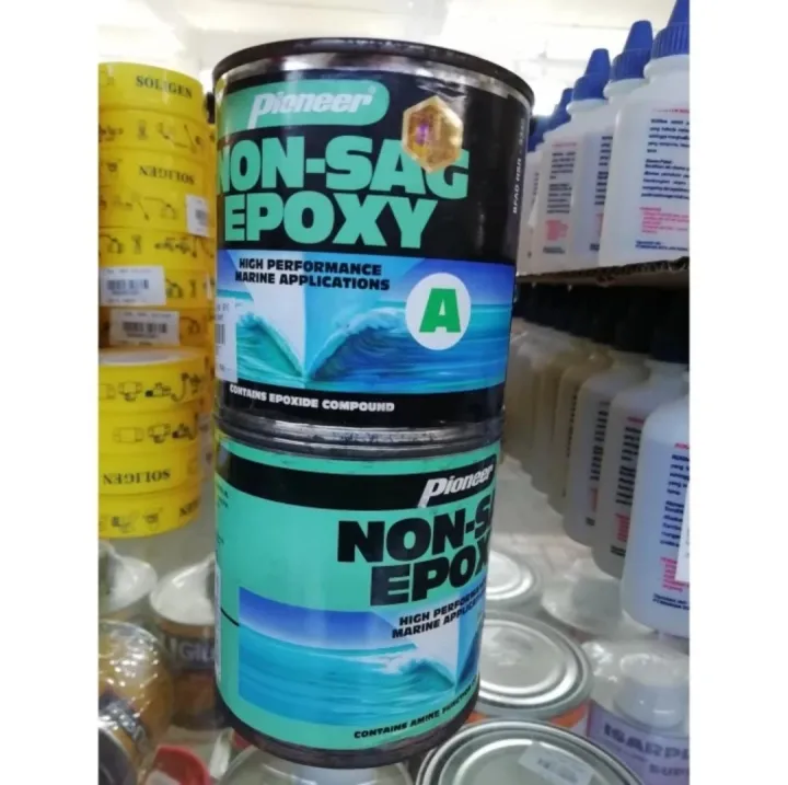 Pioneer Epoxy Non-sag 1/2 Pint 800gr = 400gr+395gr Lem Epoxy Non Sag ...