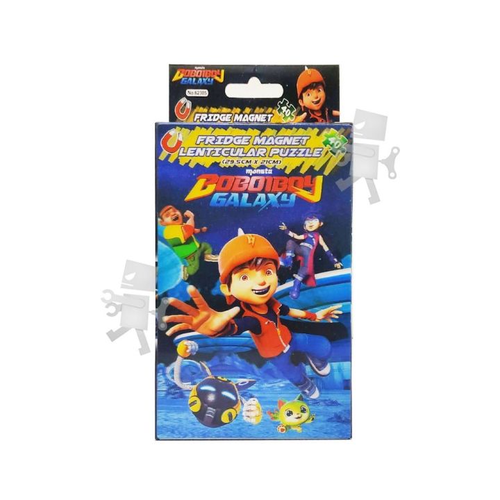 Boboiboy Original A4 40pcs Boboiboy Galaxy Fridge Magnet 3D Lenticular  Puzzle Toys for Boys Mainan Magnet | Lazada
