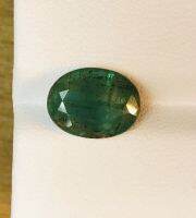 มรกตสีเขียวธรรมชาติ 3.16cts 11.4x8.6x5mm 3.16cts natural green emerald oval 11.4x8.6x5mm