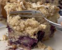 ?โลฟเค้ก บลูเบอร์รี่ครัมเบิ้ลชีสเค้ก Blueberry Crumble Cheesecake