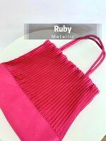 PT-M1 Ruby Tote Metallic Pleate กระเป๋าพลีทสีแมทาลิก