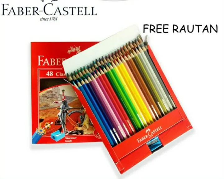 COLOR PENCIL / PENSIL WARNA FABER CASTELL CLASSIC (48 WARNA) / Pensil ...