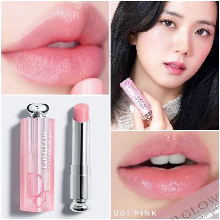 ขายดี♥️Dior Lip Glow ลิปบาล์มเปลี่ยนสีตามอุณหภูมิ #001 Pink | Lazada.co.th