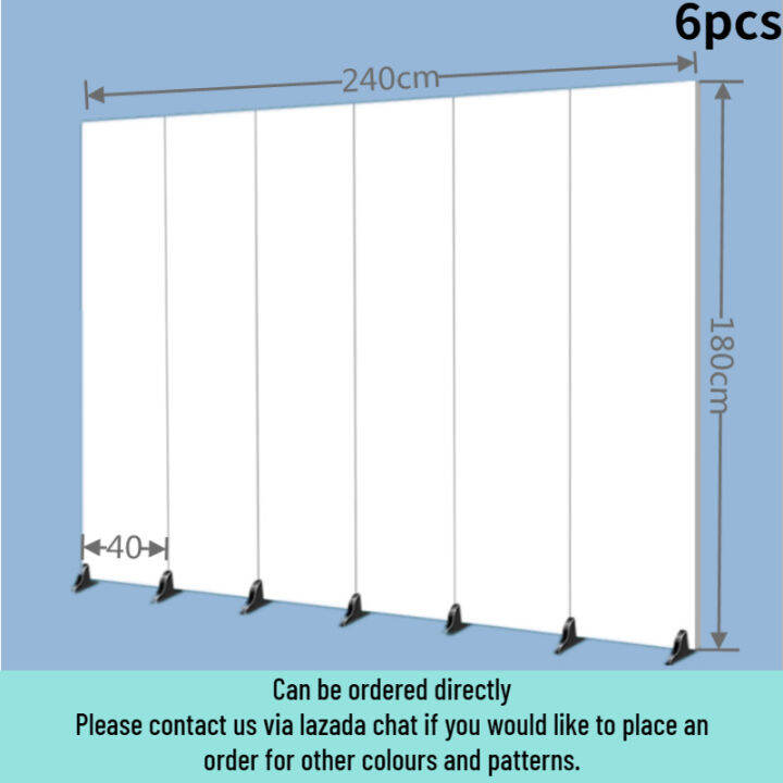 2kxx [3pcs/180x120cm] Nordic Screen Partition Curtain Living Room
