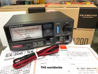 Diamond SX-200 (SWR) เครื่องวัดการใช้งานของเครื่องส่งวิทยุ สามารถวัดความถี่ได้ตั้งแต่ 1.8-200MHz ที่กำลังส่งตั้งแต่ 0-200W. และสามารถวัด POWER, SWR, REF, FWD,  ตรวจ, เช็ค เครื่องส่งและเสาอากาศได้ทุกชนิด