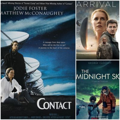 [DVD HD] หนังอวกาศ ☆Contact☆Arrival☆The Midnight Sky มัดรวม 3 เรื่อง-3 แผ่น #หนังฝรั่ง #แพ็คสุดคุ้ม (มีพากย์ไทย/ซับไทย-เลือกดูได้)