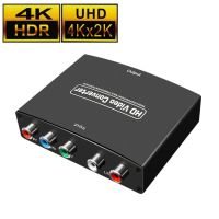 1080P YPbPr R/L ถึงที่รองรับ HDMI Converter อะแดปเตอร์ Video Audio Audio Converter Component RGB Video Adapter สำหรับ HDTV DVD