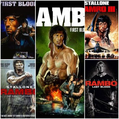 [DVD HD] แรมโบ้ ครบ 5 ภาค-5 แผ่น  Rambo 5-Movie Collection #หนังฝรั่ง #แพ็คสุดคุ้ม
(ดูพากย์ไทยได้-ซับไทยได้)