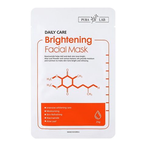 1box-10pcs-pura-lab-daily-care-brightening-facial-mask