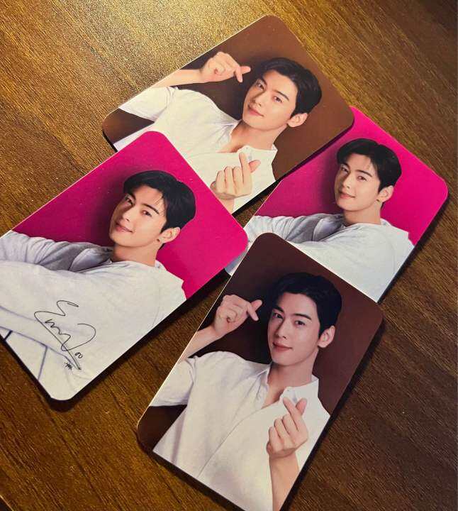 Cha Eun Woo Dunkin Official Limited Edition Photocard Take All Lazada Ph