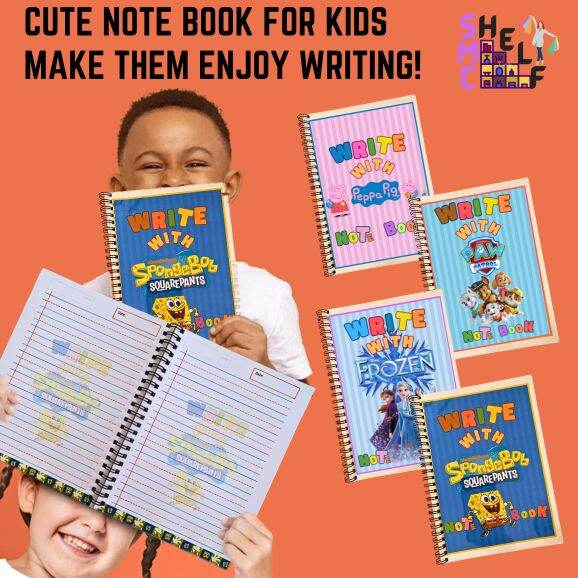 SMC SHELF "Notebook Character for Kids Good for practice writing and