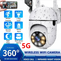 กล้องวงจรปิดไร้สาย A7-LED กล้อง wifi 5ล้านพิกเซล กล้องวงจรปิด wifi360 องศา กลางแจ้ง home security ip camera ฟรี APP อะแดปเตอร์สายชาร์จ