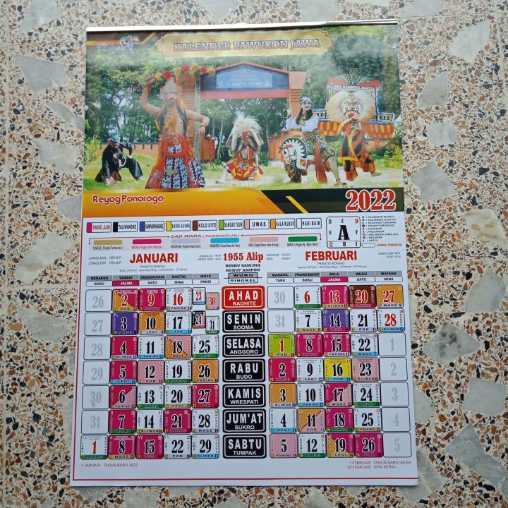 Kalender Jawa 2022 Pawukon | Lazada Indonesia