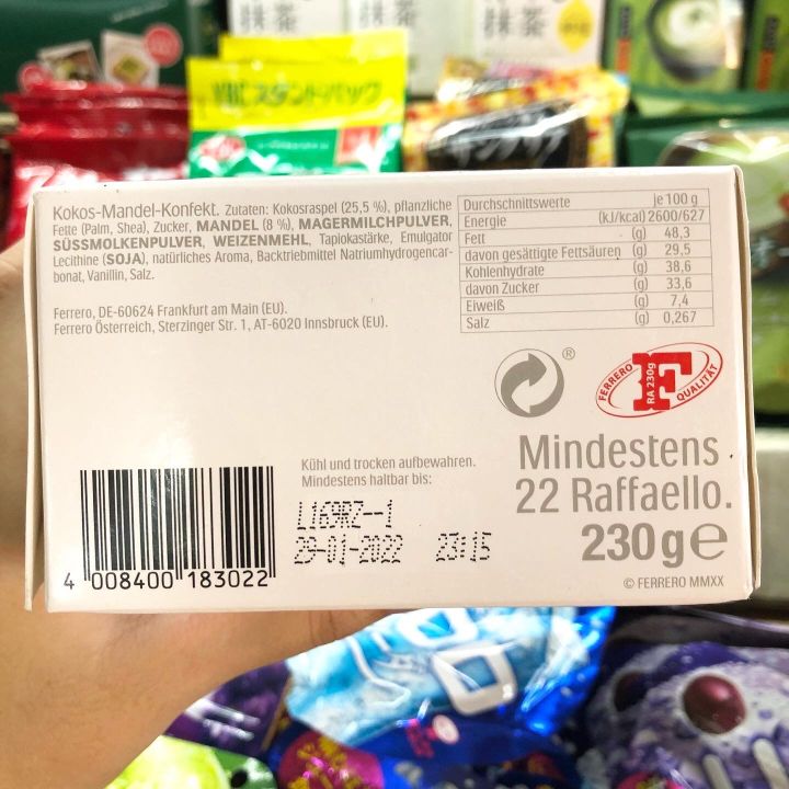 ferrero-raffaello-เฟอร์เรโร่-ช็อกโกแลตมะพร้าว-230g