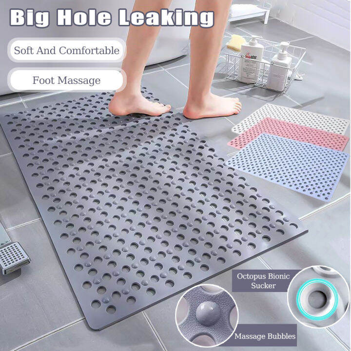 Non Slip Suction Bath Mat bathroom mat quick dry hollow out massage
