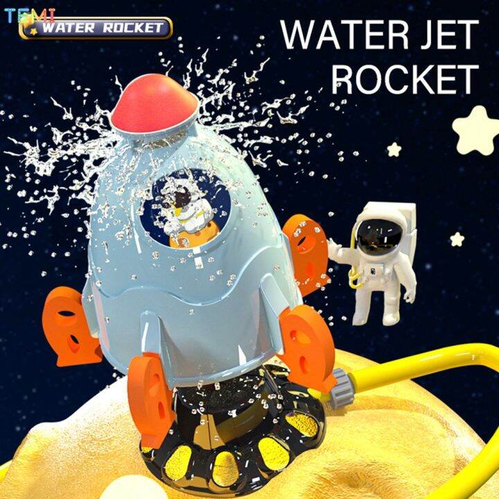 TEMI Outdoor Flying Sky Sprinkler Rocket Space rocket spray water toy