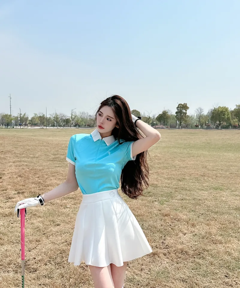 Korean womens golf on sale clothes