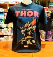 เสื้อMarvel ลิขสิทธิ์แท้ ลาย ธอร์ สีดำ (MVX-272)