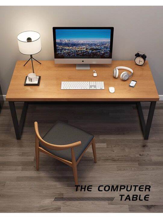 VOVOVA Desk Office Table 140/120/80CM Computer Table Gaming Table Study ...