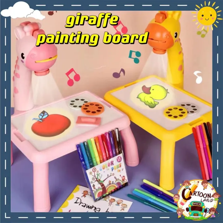 Kids Projector Drawing Table for Kids Painting Board Desk ...