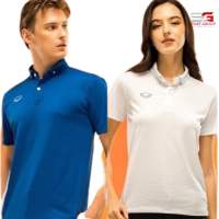 Grand Sport เสื้อโปโลแกรนด์สปอร์ต เสื้อทำงาน ใส่สบาย ไม่ต้องรีด สีล้วน รหัส 12-261