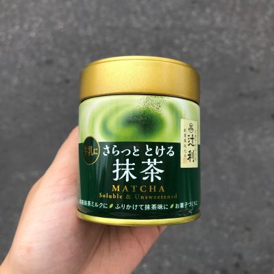 Tsujiri Soluble & Unsweetened Matcha ผงชาเขียวมัทฉะญี่ปุ่น 40g