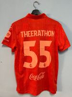 เสื้อบุรีรัมย์ยูไนเต็ด 2021/22 สีส้ม สกรีนเบอร์ 55 THEERATHON (แถมฟรี!!!สติกเกอร์)