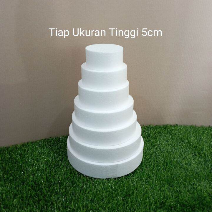 Dummy Cake Styrofoam Gabus untuk Tower Snack Kue atau Art Lainya