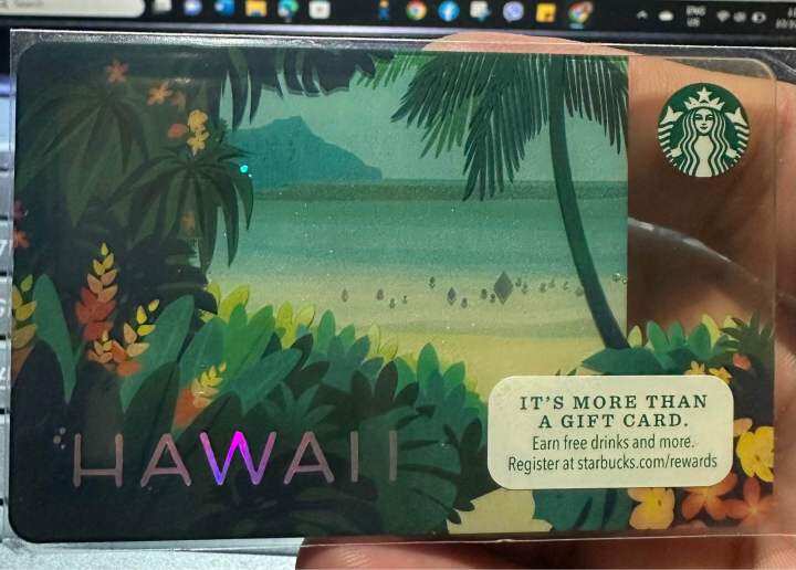 Starbucks Hawaii City Card For Collection Lazada PH