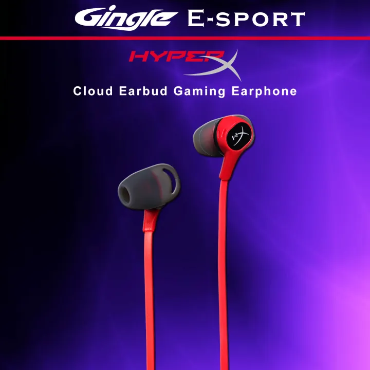 HyperX Cloud Earbuds Gaming Headphones with Mic for Nintendo Switch