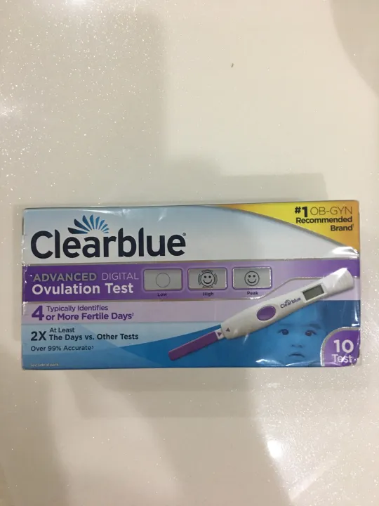 Clearblue Advance Digital Ovulation Test Predictor Kit 10pcs Lazada PH