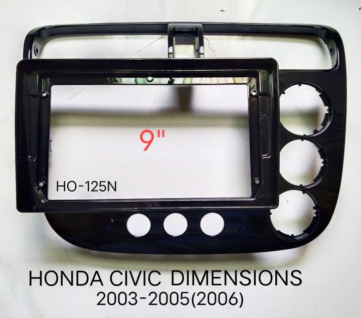 หน้ากากวิทยุ-honda-civic-dimension-ปี2003-2005-สำหรับเปลี่ยนจอ-android9