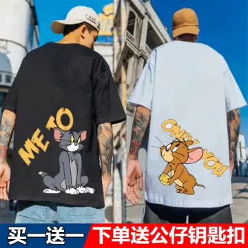 Tom Cat Jerry Mouse Jacket Men Couple Wear Cartoon Printed Mens