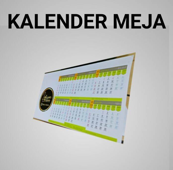 Terlaris Cetak Kalender Meja Custom Souvenir Kalender Aestetic