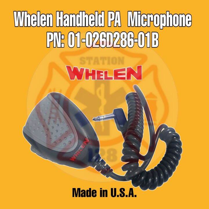 Whelen Handheld PA Microphone PN: 01-026D286-01B | Lazada PH
