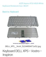 Keyboard DELL XPS - Vostro - Inspiron