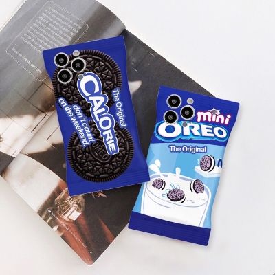 เคสOreo เคสถุงขนมสกรีนลาย กันเลนส์กล้อง รุ่น iPhone 7/7Plus/8/8Plus/X/Xs/XR/XMax/XsMax/11/11Pro/11ProMax/12/12Pro/12ProMax/13/13Pro/13ProMax/14/14Pro/14Plus/14ProMax