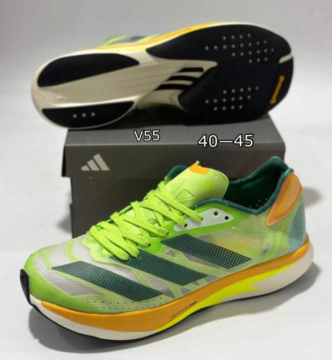 รองเท้าวิ่ง-adizero-adios-pro-2-0-unisex-running-shoes-size40-45-green-รองเท้าวิ่ง-ผู้ชาย-ผู้หญิง-ออกกำลังกาย