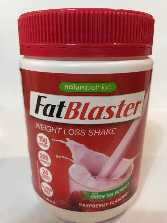 Naturopathica Fat Blaster Weightloss Shake Raspberry Flavour 430g